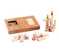 Milaniwood Jouet en bois Tour à empiler Jeu d'adresse Fair Trade G