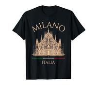 Milano Duomo Cathédrale Architecture Italie T-Shirt Graphique avec Valeur