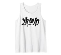 Milano Graffiti City Street Art Handstyle Italie Souvenir Débardeur