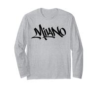 Milano Graffiti City Street Art Handstyle Italie Souvenir Manche Longue