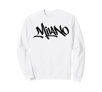 Milano Graffiti City Street Art Handstyle Italie Souvenir Sweatshirt