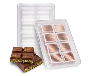 milano home Authentique moule à chocolat Dubaï en polycarbonate, moule professionnel pour barre de chocolat profond pour l'artisanat du chocolat emblématique de Dubaï avec précision et durabilité 1