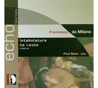 Milano : Intabolatura da leuto. Beier.