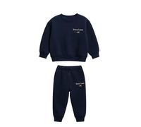 milano kids Survêtement Garçon 2-6 Ans Ferry Lusso - Ensemble 2 Pièces Coton Molleton Sweat-shirt Col Rond Manches Longues et Pantalon Jogging - Tenue Confortable Bleu Marine