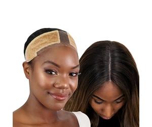 Milano Lot de 2 bandeaux confortables en dentelle WiGrip en velours, réglable et antidérapant, idéal pour la perte de cheveux, le cosplay, les patients en chimiothérapie, s'adapte à toutes les tailles