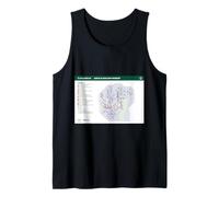 Milano Sud Est Carte de Voyage Art Débardeur