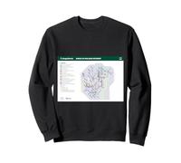 Milano Sud Est Carte de Voyage Art Sweatshirt