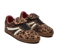 MiLanolce Baskets à lacets classiques pour femme - Tendance - Antidérapantes - Confortables - Chaussures décontractées - Marche - Skate - Chaussures de tennis pour femme, léopard, 41 EU