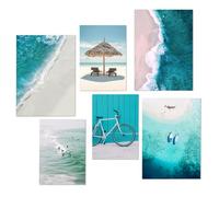 milaosk 6 Affiche Décoration Murale,Poster Mural de Plage Tableau Decoration Murale Salon Moderne Tableaux,Posters et Arts Décoratifs pour Salon, Chambre - Sans Cadre