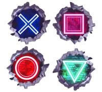 milaosk Sticker Muraux de Gamer 3D,Autocollant Muraux E-sport,Gamer Poster Murale,Sticker Mural Console de Jeux pour Decoration Chambre Gaming,Enfant Garçon Chambre Ado