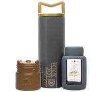 Mila's Keeper Ensemble refroidisseur de lait maternel isotherme portable | Stockage de 20 heures | Glacière, bouteille de stockage du lait maternel et poche de glace pour voyage | Compatible avec les