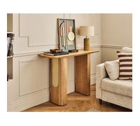 Lisa Design - Milazzo - Console - Bois - plaqué chêne - 120 cm, Bois