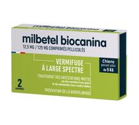 Parapharmacie en ligne > Vétérinaire > Produits anti-parasites pour animaux Milbetel Vermifuge Chien +5 kg x 2
