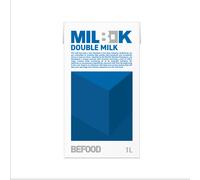Milbok Lait double Lait barista de qualité supérieure 1 L