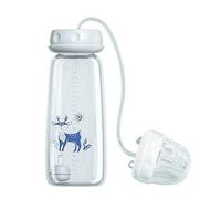 Milchflasche Silikon 240ml - Freihändige Trinkflasche Schnellfluss, Weit Öffnender Verschluss | Auslaufsichere Babyernährung Komfortdesign Anpassbarer Trinkstrom Alltagsversorgung Nutzung für M