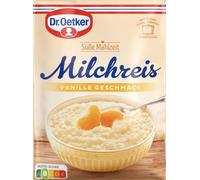 Milchreis Vanille-Geschmack - Riz au lait saveur vanille - Pour délicieux gâteaux, pains et dessert maison pour des recettes gourmandes - Compatible avec oetker - 125 g