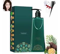 Mild Formula Long Lasting Hair Dye Set,Plant Extracts Long Lasting Hair Color Dye Cream,Plant Single Dose Floral Fragrance Dye,For Gray,With Nourishing Natural Shampoo (Dark Brown, SIZE)