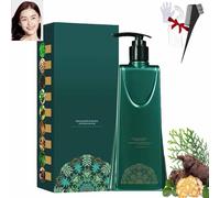 Mild Formula Long Lasting Hair Dye Set,Plant Extracts Long Lasting Hair Color Dye Cream,Plant Single Dose Floral Fragrance Dye,For Gray,With Nourishing Natural Shampoo (Chestnut Brown, SIZE)