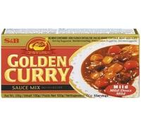 Mild - Golden Curry - Sauce au Curry Douce - Parfaite pour Vos Plats Asiatiques - Compatible avec S&B - 220g