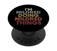 Mildred Name Mildred Personalized Name First Given PopSockets PopGrip Adhésif