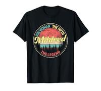 Mildred The Woman The Myth The Legend Nom personnalisé T-Shirt