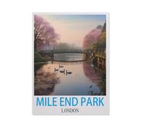 Mile End Park London，1000 Pièces Puzzle Adulte Puzzle Artisanat Cadeau Classique Jouet en Papier Cadeau Unique Décoration Intérieure（50x70cm）-HB72