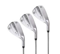 Mile High Life Cales de golf | Ensembles de cales de golf d'entrée de gamme | Ensembles de cales de golf pour débutants | Clubs de golf Lob Wedge pour homme et femme (cale 50/54/58 degrés pour droite)
