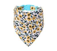Mile High Life | Collection Fleurs Sauvages Naturelles | Tissu en Coton et Poly Soyeux | Collier pour Chiennes | Noeud Papillon | Collier Bandana