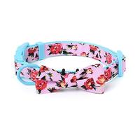 Mile High Life | Collection Florale de Printemps | Tissu en Coton et Poly Soyeux | Collier pour Chiennes | Noeud Papillon | Collier Bandana