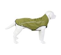 Mile High Life | Imperméable pour Chien | Vêtements Ajustables imperméables pour Animaux de Compagnie | Veste de Pluie légère avec Bande réfléchissante (Jaune Tilleul, S)