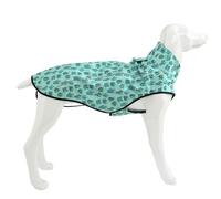 Mile High Life | Manteau de pluie pour chien | Vêtement imperméable réglable pour animaux de compagnie | Veste de pluie légère avec bande réfléchissante | Fermeture facile à mettre en place, cactus