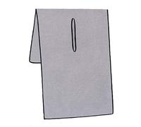 Mile High Life Serviette en Microfibre Serviette Pro Tour Caddy | 43 x 101 cm avec Fente Centrale De 20 Cm | Tissu Nid d’Abeille De Qualité Supérieure ((Gray/Black)