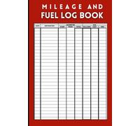 Mileage and Gas Log Book: A fuel expense tracker and vehicle maintenance logbook for recording mileage for taxes, fuel, and repair costs for business ... managers, and vehicle owners stay organized.