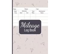Mileage Log Book: Daily Odometer Tracker | Vehicle Mileage Record for Personal and Business Taxes | Perfect for Women Entrepreneurs | Pretty Floral Design