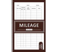 Mileage Log Book For Business And Taxes To Effortlessly Keep Track Of Your Miles