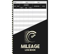 Mileage Log Book: Track Vehicle Mileage, Gas Expenses, Business Trips & Tax Deductions | Compact Auto Log for Small Business, Rideshare & Personal Use