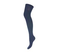 MILENA Chaussettes hautes au-dessus du genou pour femme - Bas polyvalents, confortables et à la mode pour réchauffer vos jambes usage quotidien, le travail, le cosplay et le sport, Navy