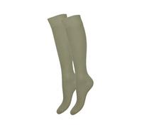 MILENA Chaussettes Hautes Femme Confortables - Style Élégant et Tendance Pour Cosplay, Sport ou Quotidien - Look Mode Assuré - Chaussettes Longues Blanches, Olive