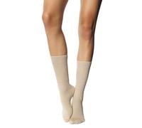 MILENA Chaussettes Unisex - Antibactériennes, Douces, Respirantes, Confort Diabétique, Fibres Naturelles, Ajustement Élastique et Durable, Disponibles en Différentes Couleurs, beige (37-41)