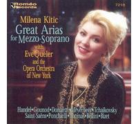 Milena Kitic: Great Arias for Mezzo-Soprano by Milena Kitic (2002-05-21)
