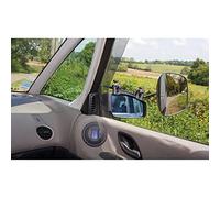 Milenco Grand Aero Mirror XXL Convex Lot de 2 rétroviseurs universels avec étui de rangement pour miroir