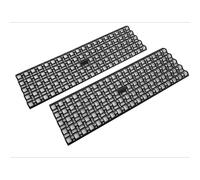 Milenco Lot de 2 Tapis Noirs antidérapants