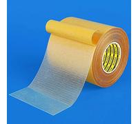 MILEQEE 1 pièce de ruban adhésif double face en tissu, 80 mm x 10 m, forte adhérence, ruban pour moquette robuste et durable, de longue durée