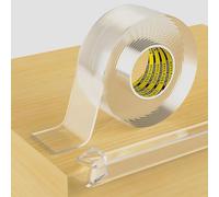 MILEQEE Bande de Protection de Bord Transparent, 30mm x 3m, Bande de Protection autocollante pour Armoire, Porte, Bureau, Table en Verre, lit, Meubles, comptoir de Cuisine, étanche