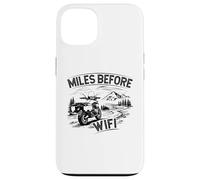 Miles Before Breakfast Biker Coque pour iPhone 13