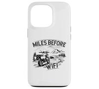 Miles Before Breakfast Biker Coque pour iPhone 13 Pro