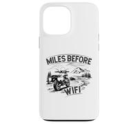 Miles Before Breakfast Biker Coque pour iPhone 13 Pro Max