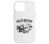 Miles Before Breakfast Biker Coque pour iPhone 14
