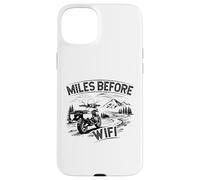 Miles Before Breakfast Biker Coque pour iPhone 15 Plus