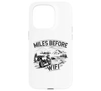 Miles Before Breakfast Biker Coque pour iPhone 15 Pro